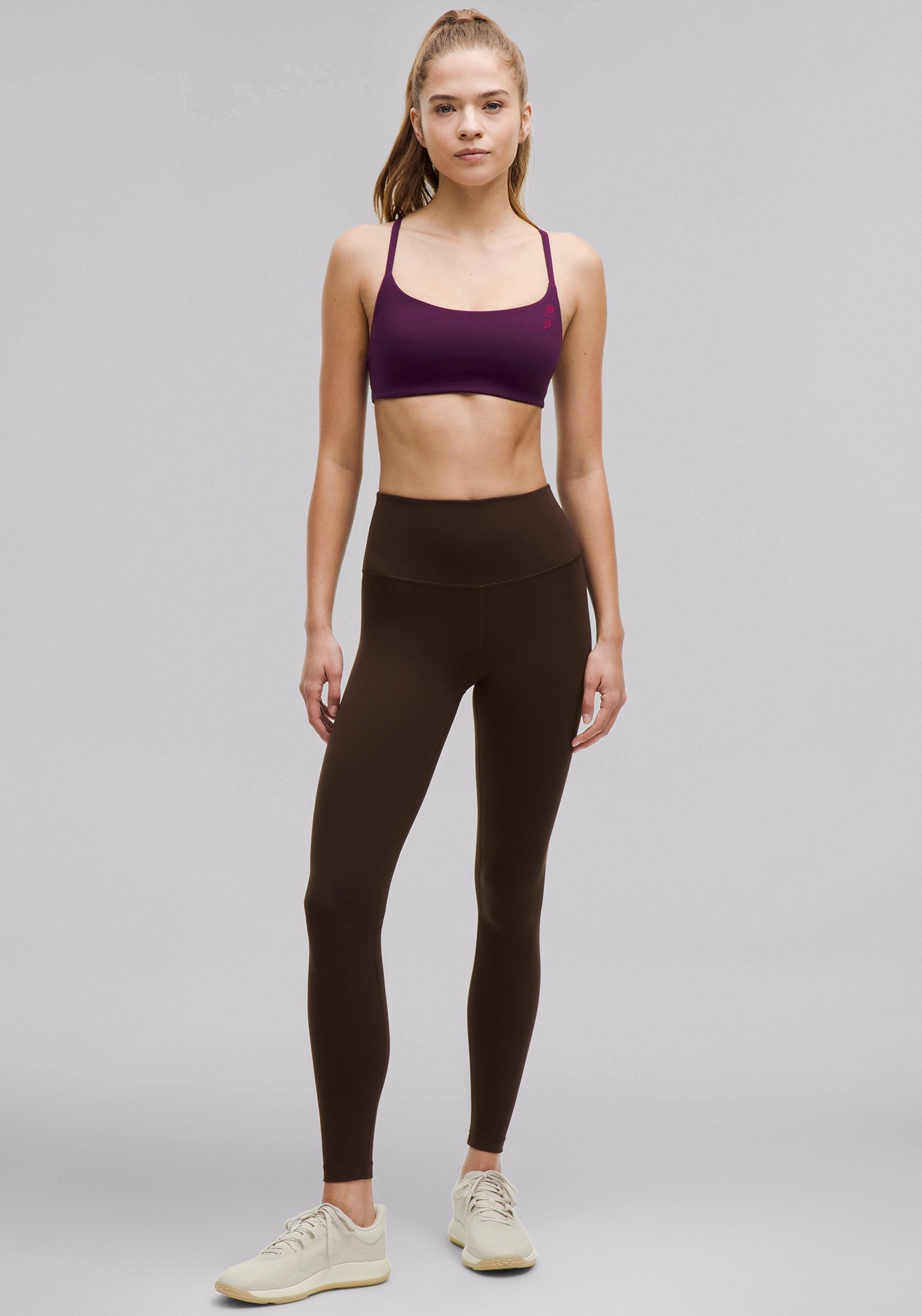 Wunder Train Strappy Racer Bra | Light Support, C/D Cup Comfortable Design Anti Bacterial Fabric