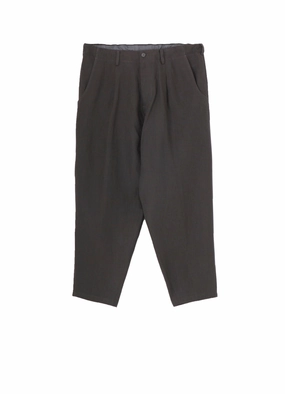 Y's for men x 120% LINO LINEN BACK SIDE ZIPPER PANTS Breathable Layer Fit windproof