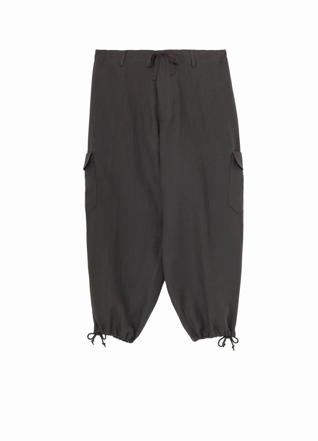 Flexible Knees Y's for men x 120% LINO LINEN STRING PANTS WITH SIDE OUT POCKET