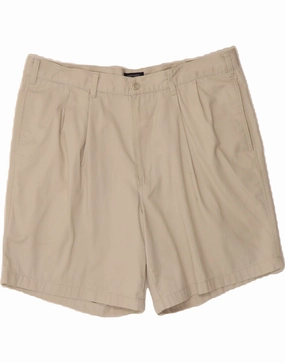 DOCKERS Mens Chino Shorts  W38 XL Grey Cotton stain resistant coating