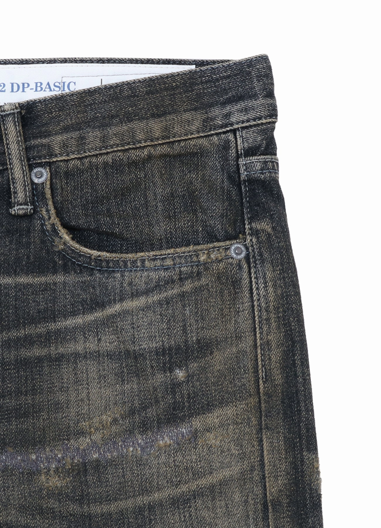 Yohji Yamamoto x NEIGHBORHOOD SAVAGE DENIM DP BASIC PANTS TailoredSilhouette Laser cut