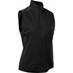 Fox Flexair Womens Cycling Gilet - Black Abrasion Resistant Finish
