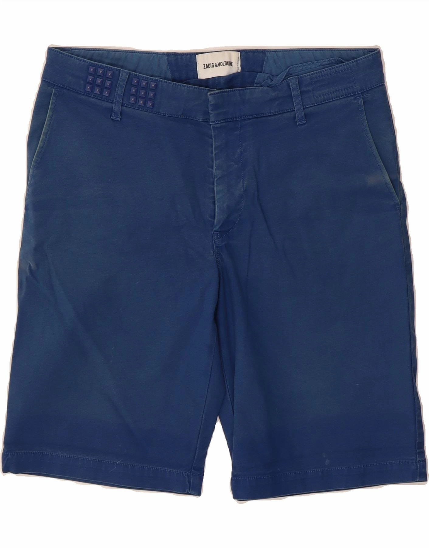Active Days Warm Days ZADIG & VOLTAIRE Mens Chino Shorts UK 40 Medium W34 Blue Cotton