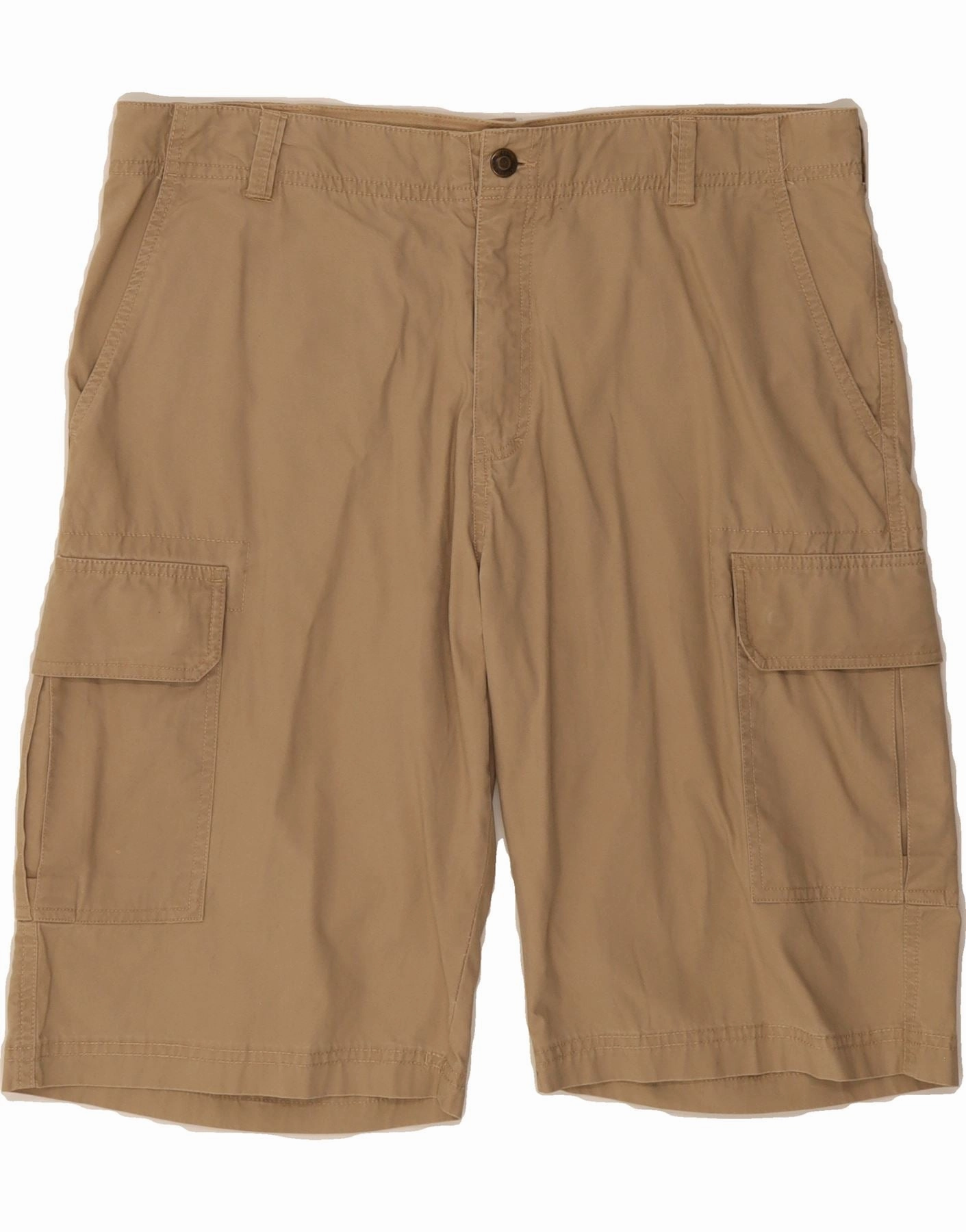 ZARA Mens Cargo Shorts EU 44 Large W34  Brown Cotton Zero Irritation Tags Outdoor Look