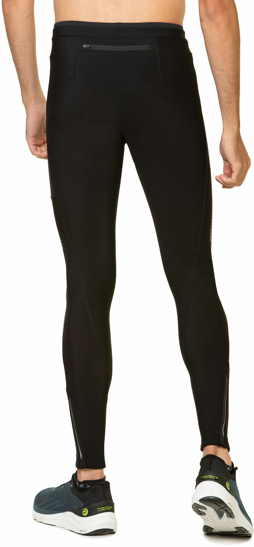 Ronhill Tech Winter Mens Long Running Tights - Black Urban Mood Long Wearing