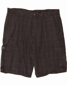 WRANGLER Mens Cargo Shorts W42 2XL Grey Cotton Hand washable Odor Resistant Coating
