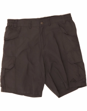 MC KINLEY Mens Cargo Shorts W34 Large Grey Polyamide wrinkle - resistant