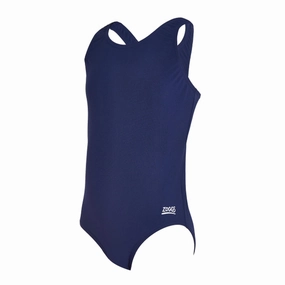 Relaxing Retreat Matte Texture ZOGGS Girls Cottesloe Sportsback One Piece