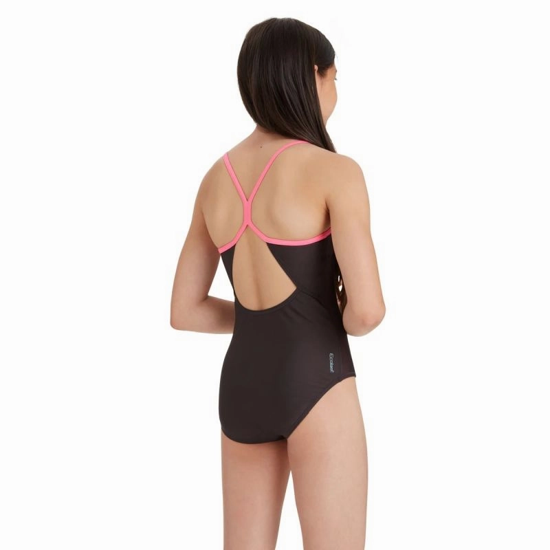 color blocking ZOGGS Girls Sprintback One Piece