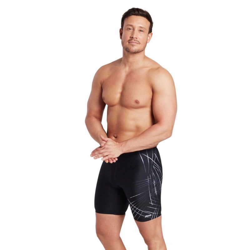 Freedom of movement ZOGGS Mens Etch Mid Jammer