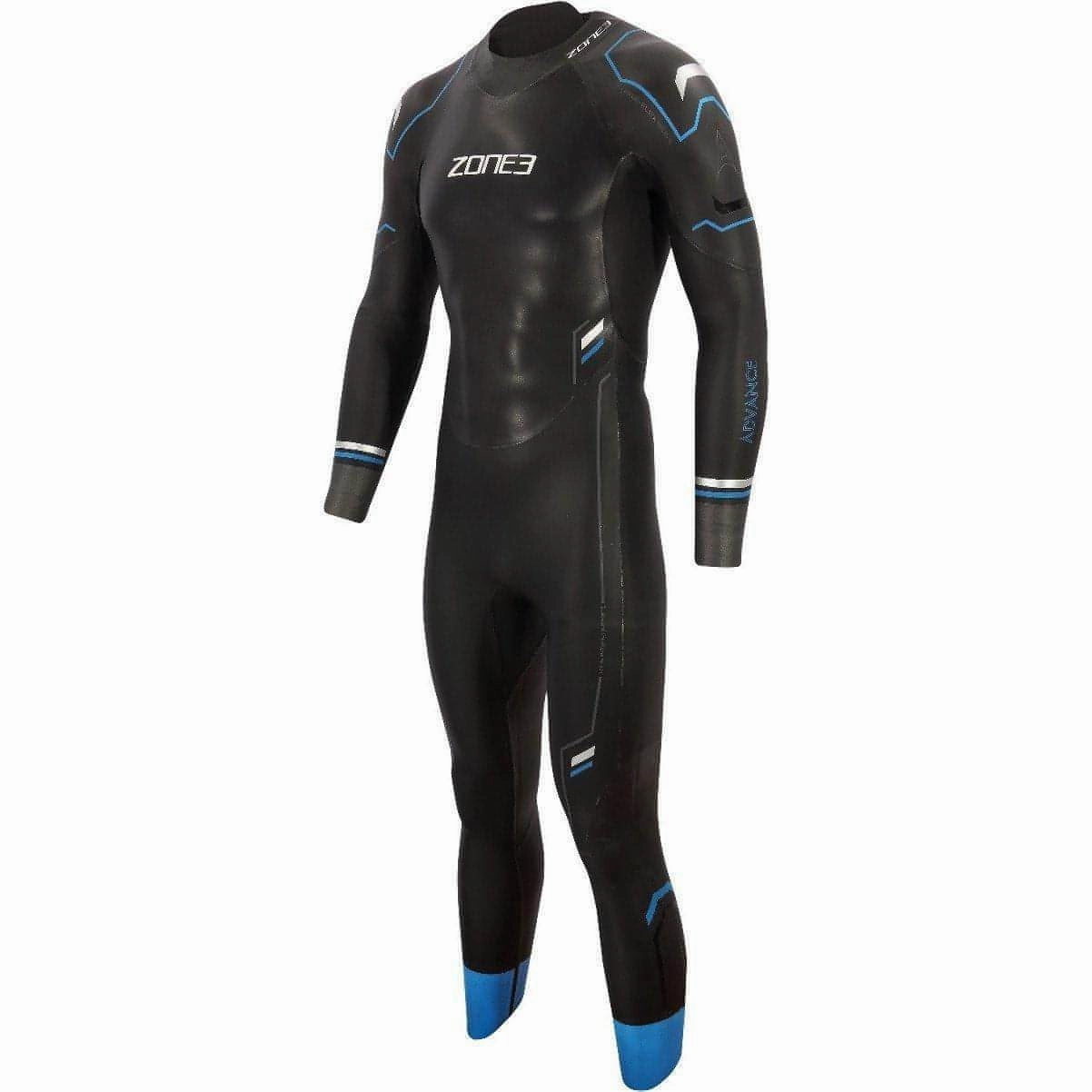 Zone3 Advance Mens Wetsuit - Black Enhanced Core Warmth