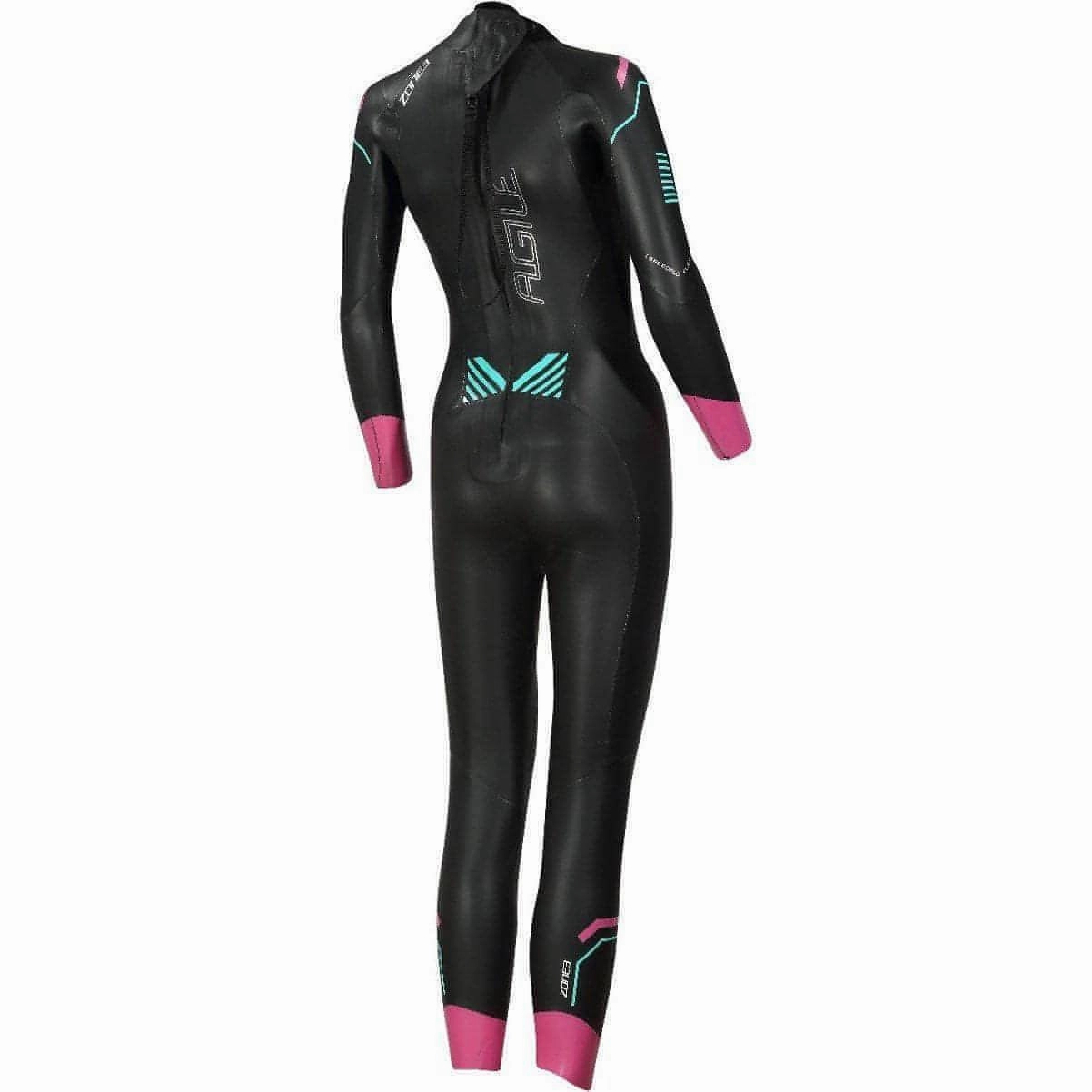 Zone3 Agile Womens Wetsuit - Black TaperedCuffDesign NonRestrictiveArmholes