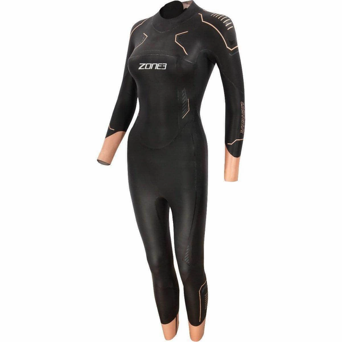 Zone3 Vision Womens Wetsuit - Black Dynamic Range Motion